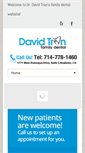 Mobile Screenshot of davidtrandental.com